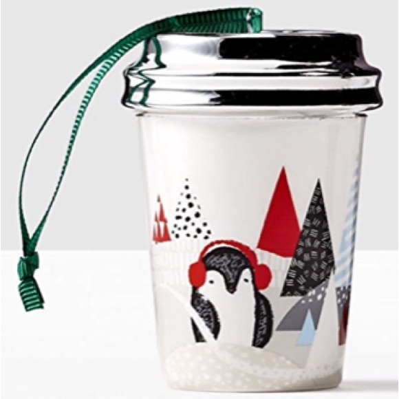 Starbucks 2016 Penguin Cup Ornament EUC - Picture 7 of 7